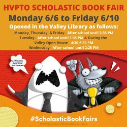 HVS Scholastic Book Fair at Hermosa Valley 6/6-10